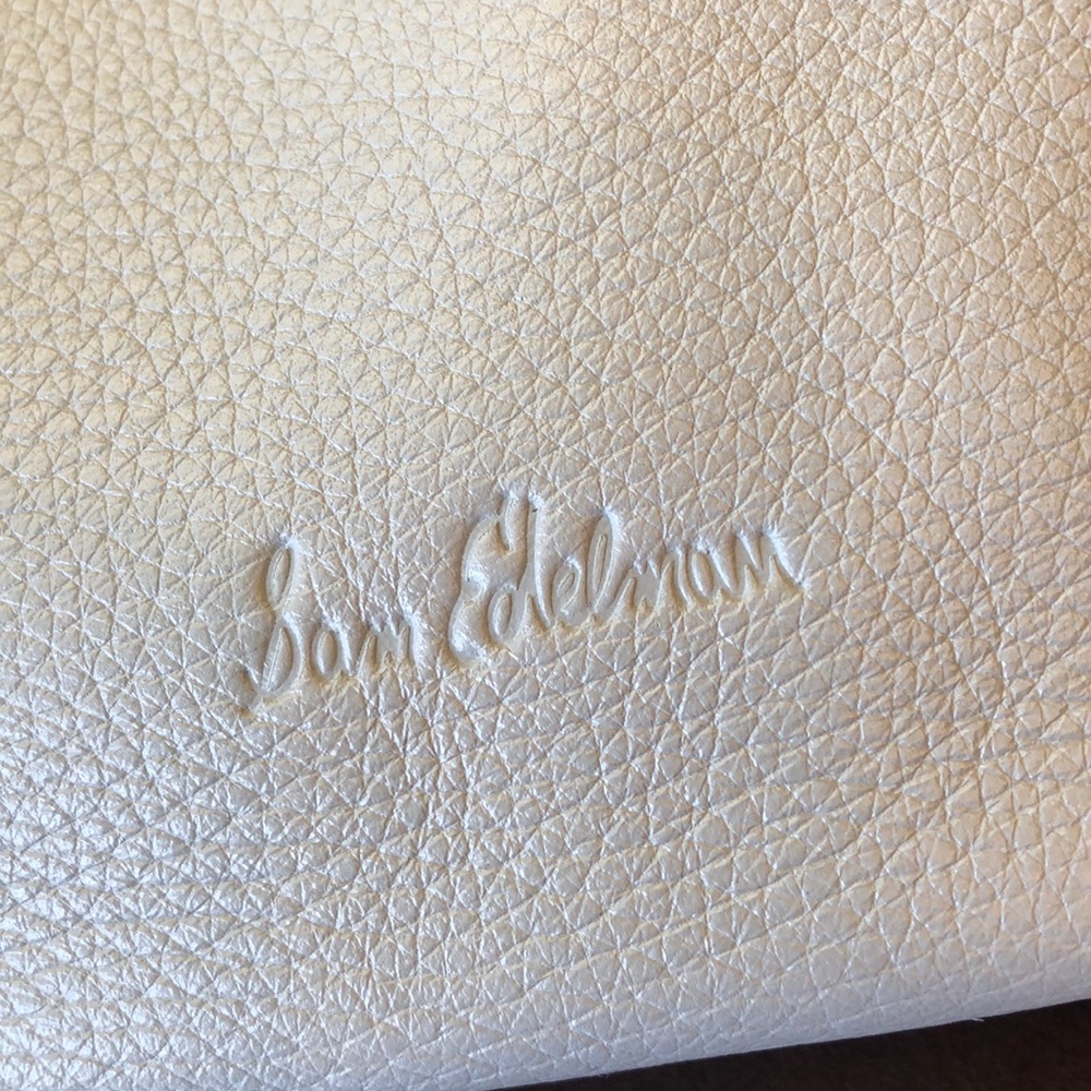 Sam Edelman Light Gray Leather Bag - Picture 3 of 9
